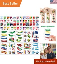 Celebrate World Cup 2026 with 58 Waterproof Soccer Flag Tattoos for All Ages