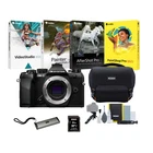 OM SYSTEM OM-5 Mark II Mirrorless Camera (Black) with Accessories Bundle