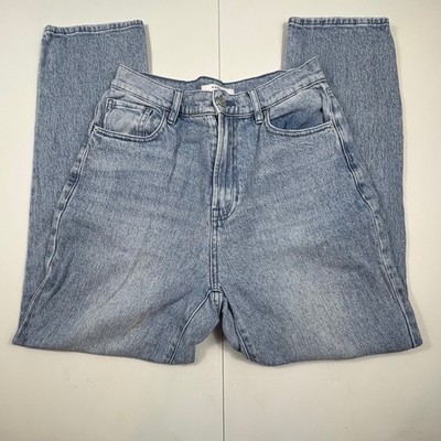 PacSun Stretch Icon Straight Jeans Light Wash High Rise Women 27 4 Denim