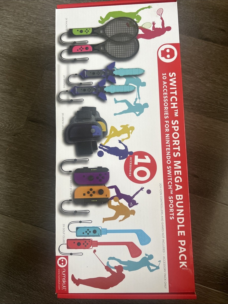 Switch Nintendo Sports Mega Bundle 10 Accessories Brand New Boxed