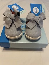 Stride Rite Toddler Shoes Girl 3M Kamilla Blue Bow Velcroe Strap Memory Foam NEW