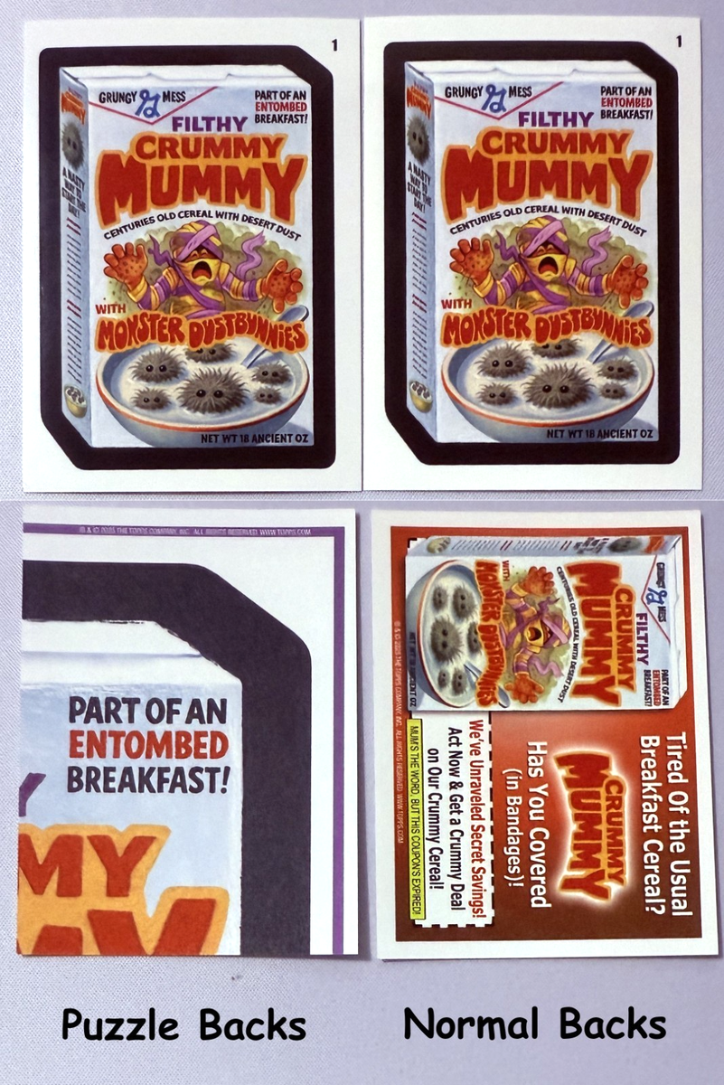 2025 Topps Wacky Packages Halloween Base Stickers Normal/Puzzle