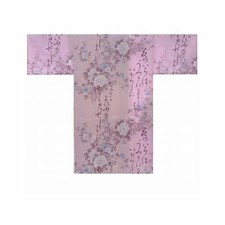 Authentic Japanese Ladies' Hanten Coat: Poetry Flowers 947