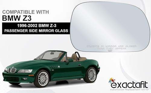 Passenger's Side Mirror Glass Fits 1996 1997 1998 1999 2000 2001 2002 BMW Z3 RH - Bild 3 von 6