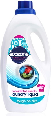 Ecozone Non Bio Wäsche Flüssigkeit konzentriert 50 Wäschen 2L-3 Pack