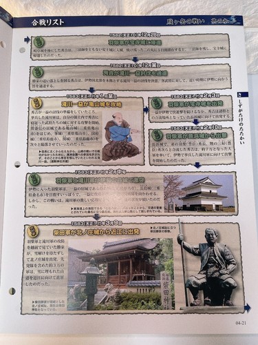 DeAGOSTINIi No. 4 in the Sengoku Bussho series Book from Japan In Japanese - Picture 9 of 12