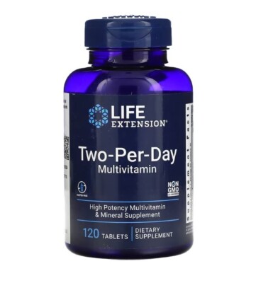 Life Extension, Two-Per-Day Tablets, 120 Tablets,  Multivitamin & Mineral