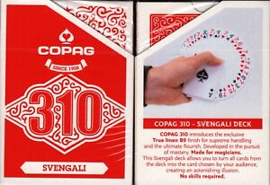 Svengali COPAG 310 Red Playing Cards Poker Size Deck Magic Trick Cartamundi New Svengali COPAG 310 Red Playing Cards Poker Size Deck Magic Trick Cartamundi New