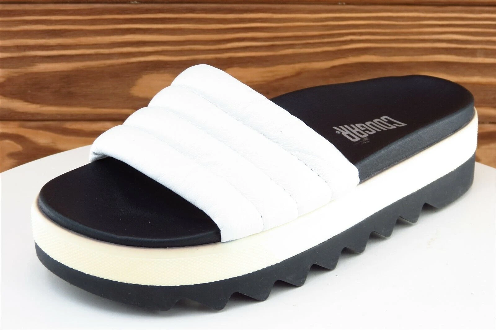 PUMA Sandali da donna bianchi cougar taglia 5 5 M sintetici slide