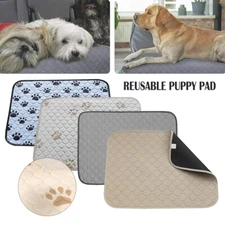 Washable Dog Pee Pads Reusable Dog House Training Pads Puppy Whelping Mat 4 Size