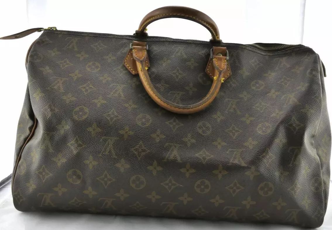 100% Authentic Louis Vuitton Monogram Speedy 40 Boston Hand bag