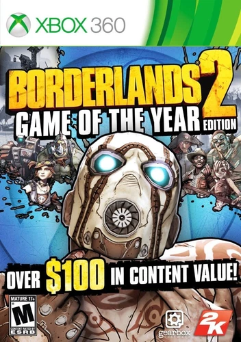 Borderlands 2 Game of the Year Edition (Xbox 360, 2013) Complete CIB
