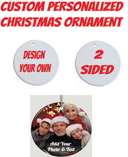 Custom Christmas Tree Ornaments Picture  Personalized Christmas Ornaments