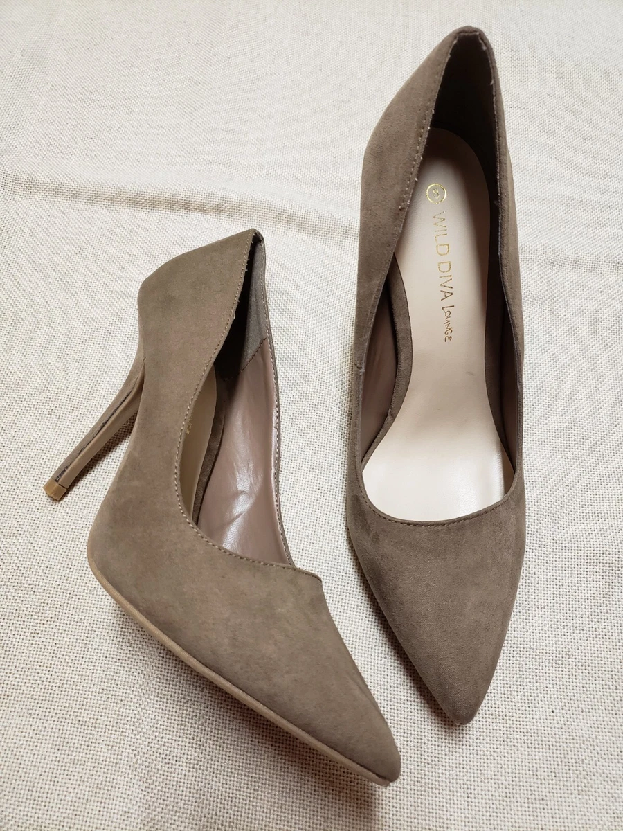 Taupe pumps size best sale 8
