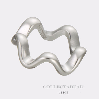 Authentic Endless Sterling Silver Wave Bead 41105