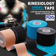 Waterproof Physio Elastic Kinesiology Sports Tape Therapeutic Care Convenient