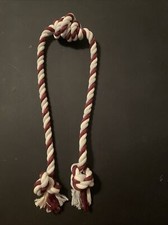 Tricolored Tug-Of-War Rope Dog Toy Medium