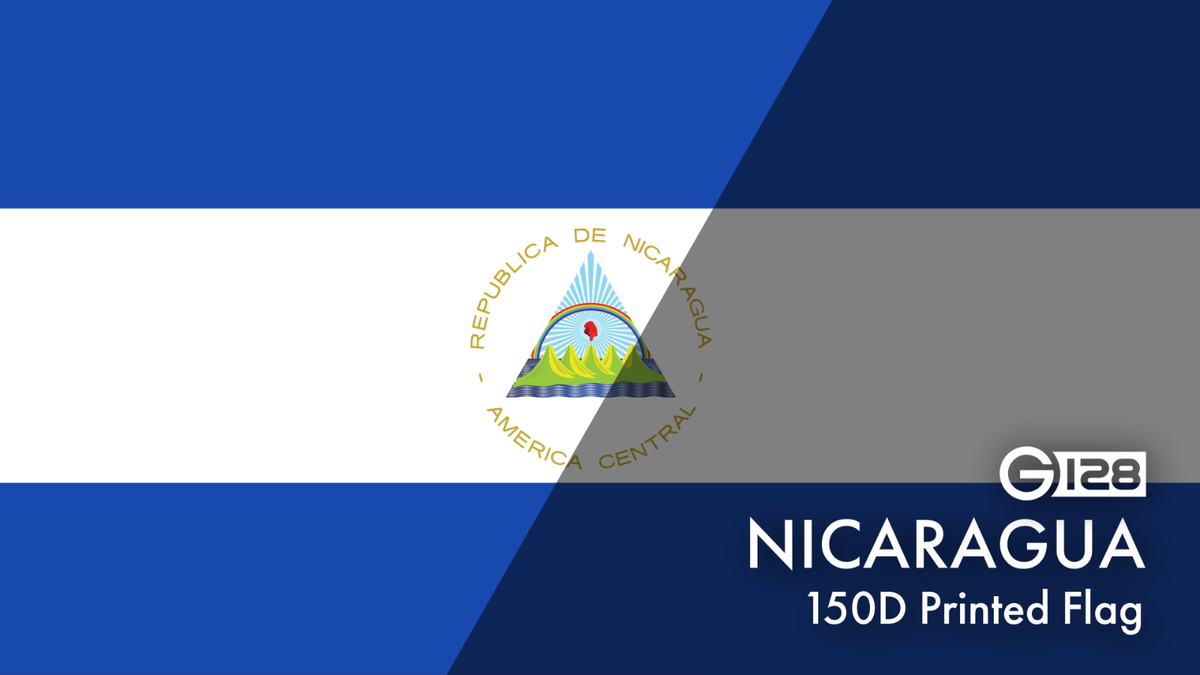 G128 3 Pack: Nicaragua Nicaraguan Flag 3x5 Ft Printed 150D