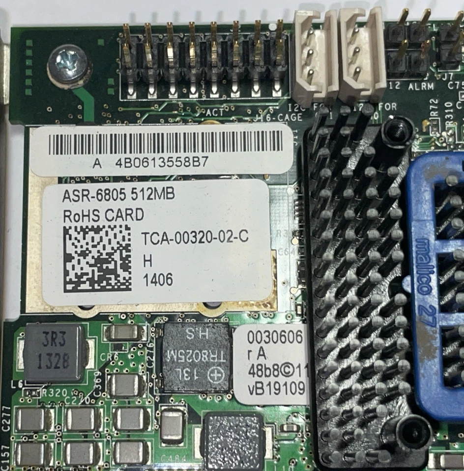 Adaptec ASR-6805 512MB SAS , SATA Raid Controller Low Profile inkl. 2x Kabel - Bild 4 von 4