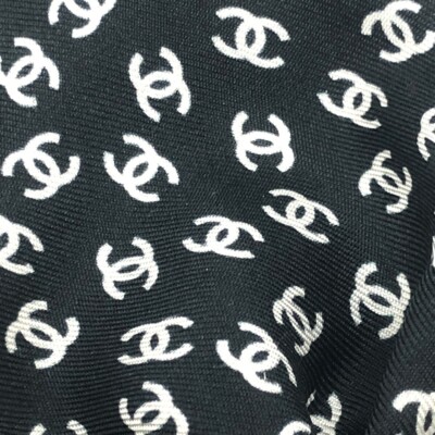 CHANEL Ribbon CC Mark hair accessory 23P Shush silk Black x  display picture 3
