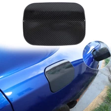1X Door Fuel Tank Gas Cap Decor Cover Trim For Dodge Charger 2011+ Carbon Fiber