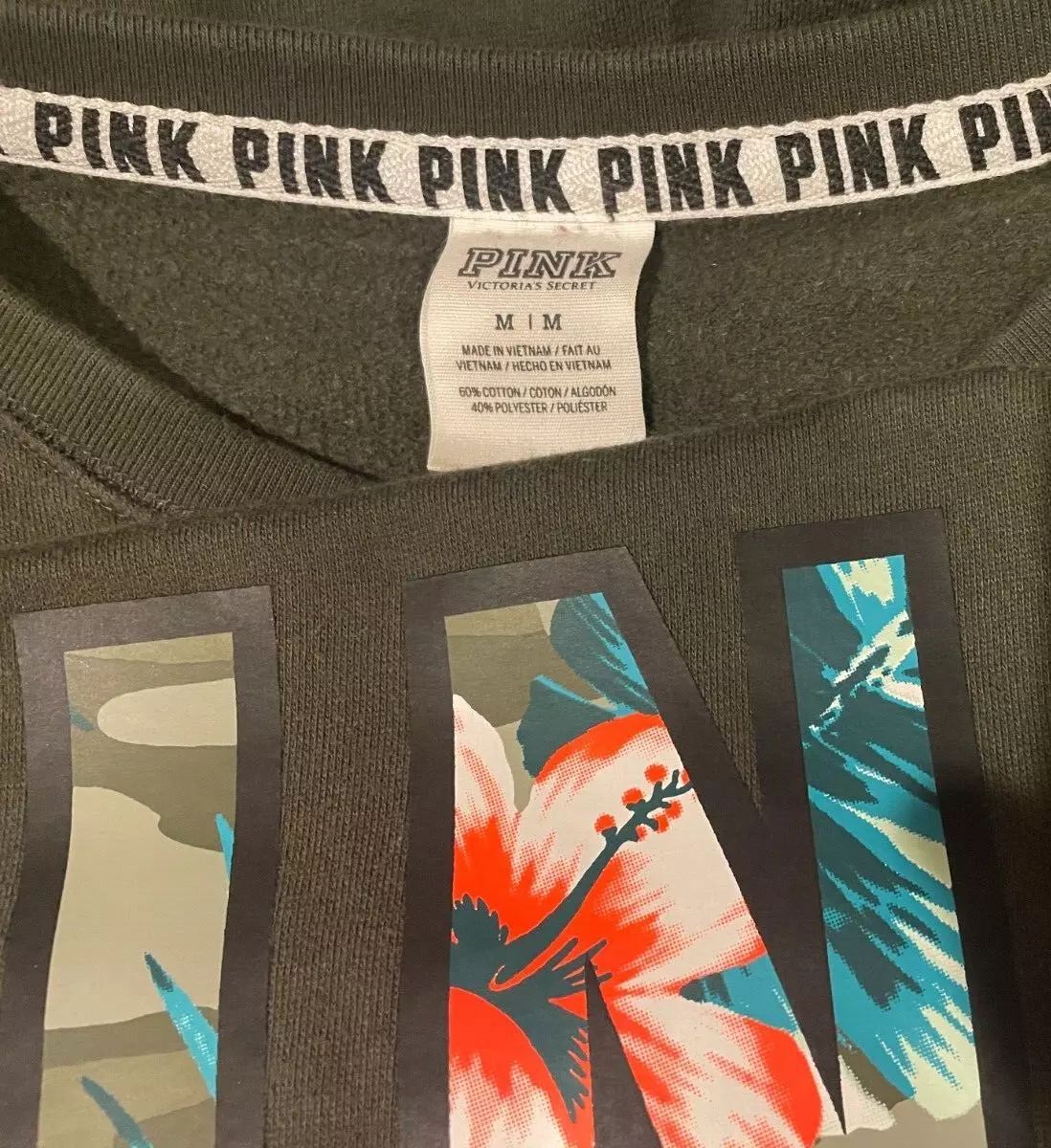 victoria-secret-vs victorias pink sweatshirt shirt