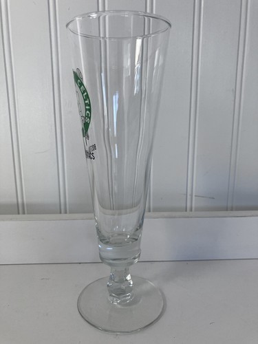Vintage Boston Celtics Clear Glass Stemmed Pilsner Glass - 1980's - Picture 3 of 8