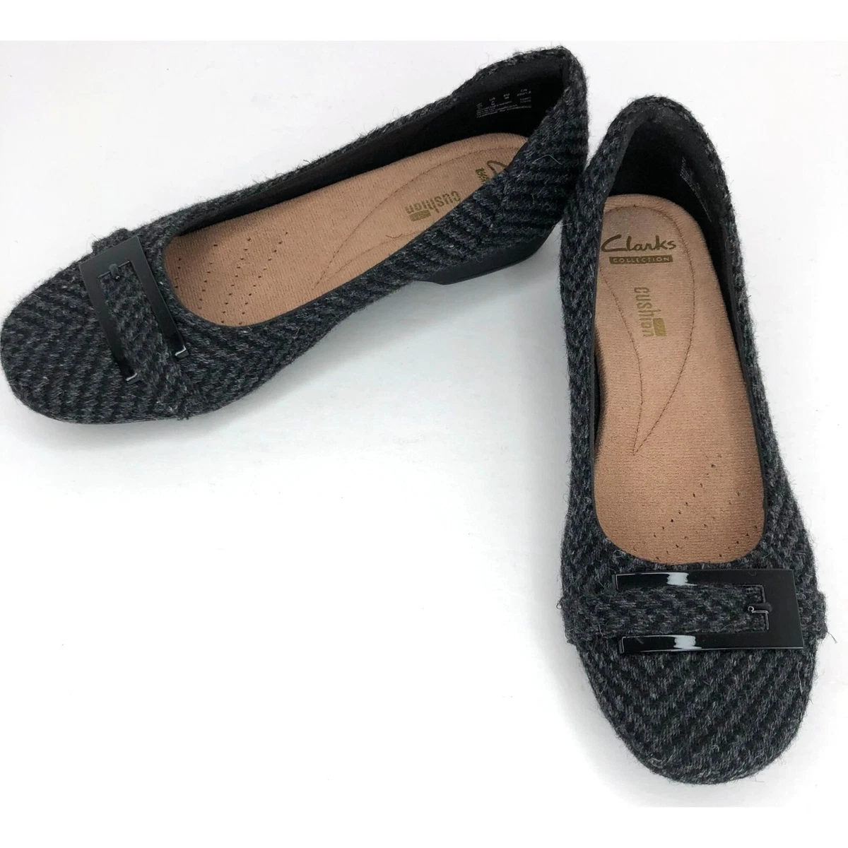 Clarks Blanche West Dress Flats With Arch Support Women Size 6