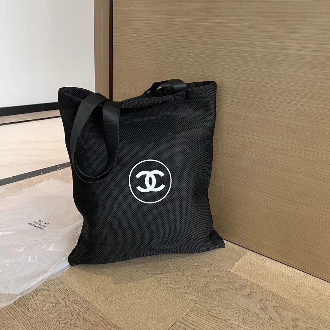 Chanel Tote Bag Black Canvas