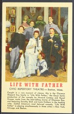 Dorothy Gish - Life With Father - Civic Repertory Theatre Boston Mass  E674