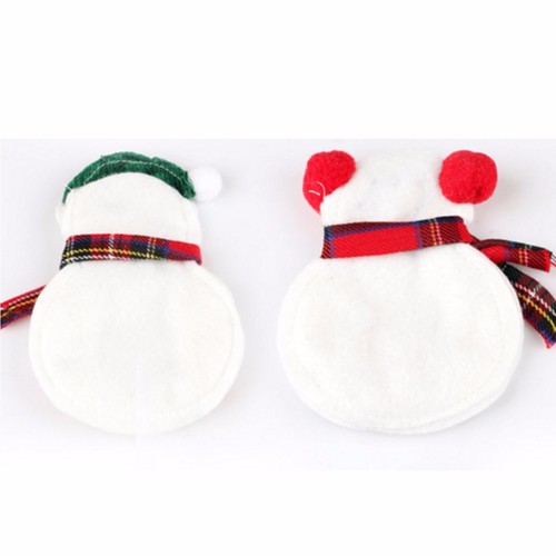 Cute Christmas Santa Holder Dinner Table Decor Cutlery Silverware Bag Pockets - Picture 8 of 19