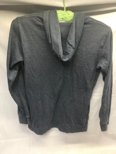Youth Quicksilver Blue Hoodie Sweatshirt Medium Light weight Jersey - Picture 9 of 9