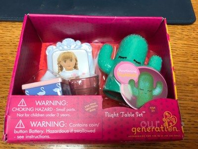 our generation night table set