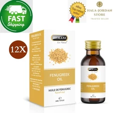 12 Pack X HEMANI Fenugreek natural oil 30ml 100% Natural ⭐FAST SHIPPING⭐