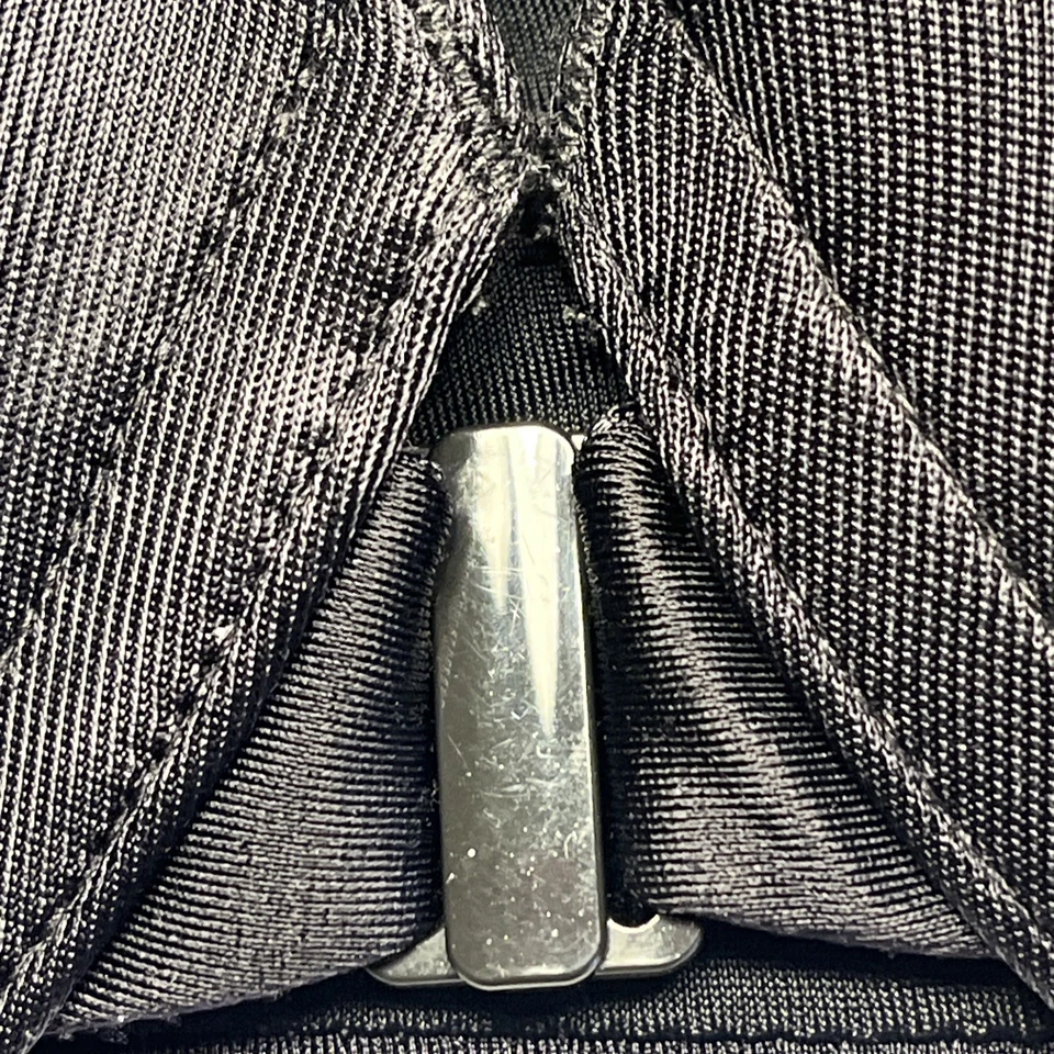 Ambrielle Bra Women 40D Black Underwire Front Close Padded Full Coverage 3 Strap - Image 3 of 4