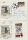 AUSTRIA 1988 50th anniv. of Austria's ANSCHLUSS" to Germany FDC cover / 2582
