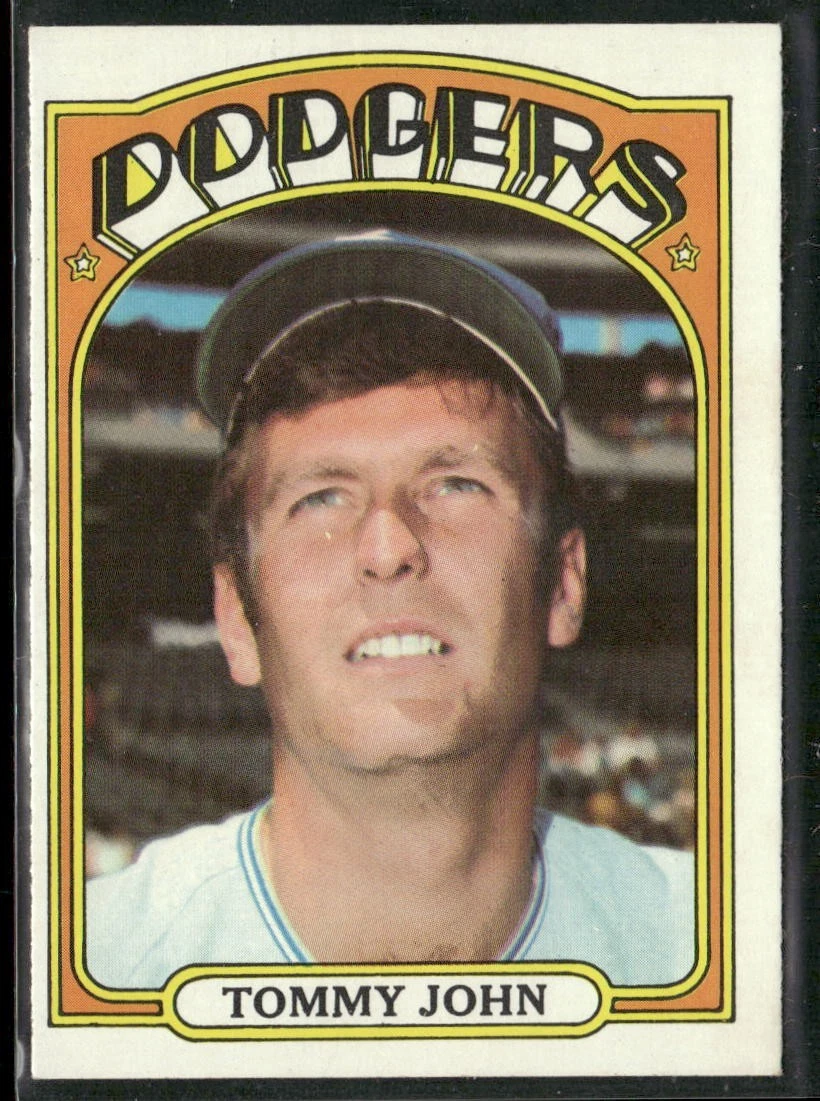 Tommy John trading card