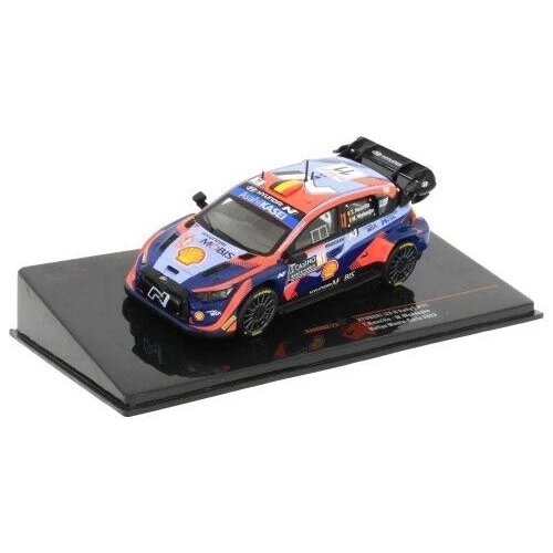 HYUNDAI i20 N N.11 WRC1 RALLY MONTE CARLO 2023NEUVILLE/WYDAEGHE 1:43 Ixo Model A - Immagine 2 di 4