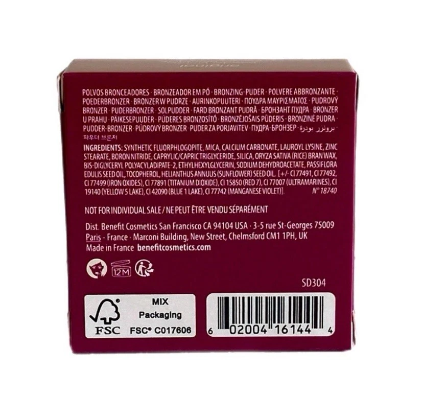 Benefit Cosmetics Hoola Original Powder Bronzer 1.8g DELUXE SAMPLE IN BOX - Image 4 of 4