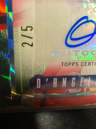 2023-24 Topps Finest D'Angelo Russell Autograph /5 Los Angeles Lakers - Picture 3 of 3