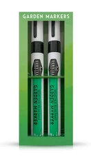 2 PK Permanent Garden Marker Pen Black UV Fade Resistant Marker for Plant Labels