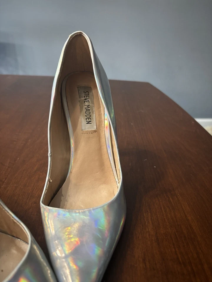 Steve Madden Women's Sparkly Stiletto Heel, Size 7 - Image 2 of 3