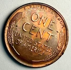 1956-D RED Brown GEM BU Lincoln Wheat Cent ~ Light Reverse Color Tone~ Nice~L03