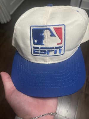 VINTAGE 90s ESPN PROMO MLB BATTER LOGO SNAPBACK HAT SWINGSTER USA