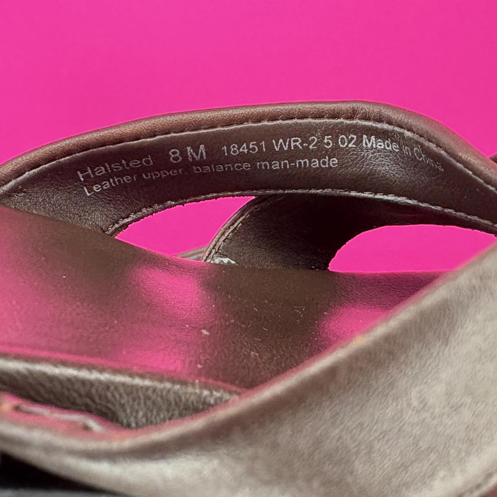 Classic Elements Halsted Brown Leather Strappy To… - image 8