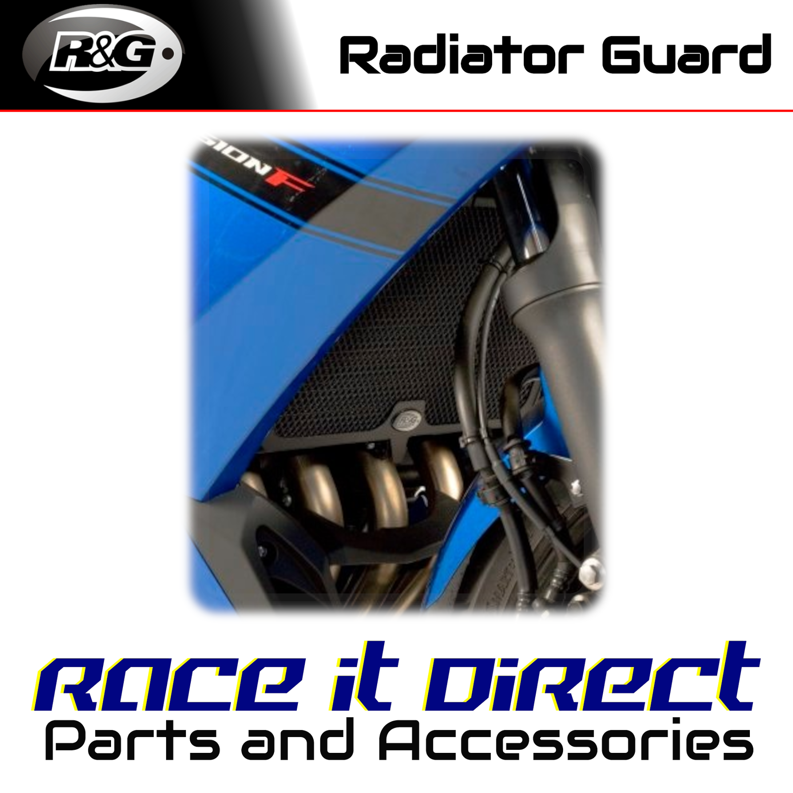 R&G - RAD0096BK - Radiator Guards (Aluminium)