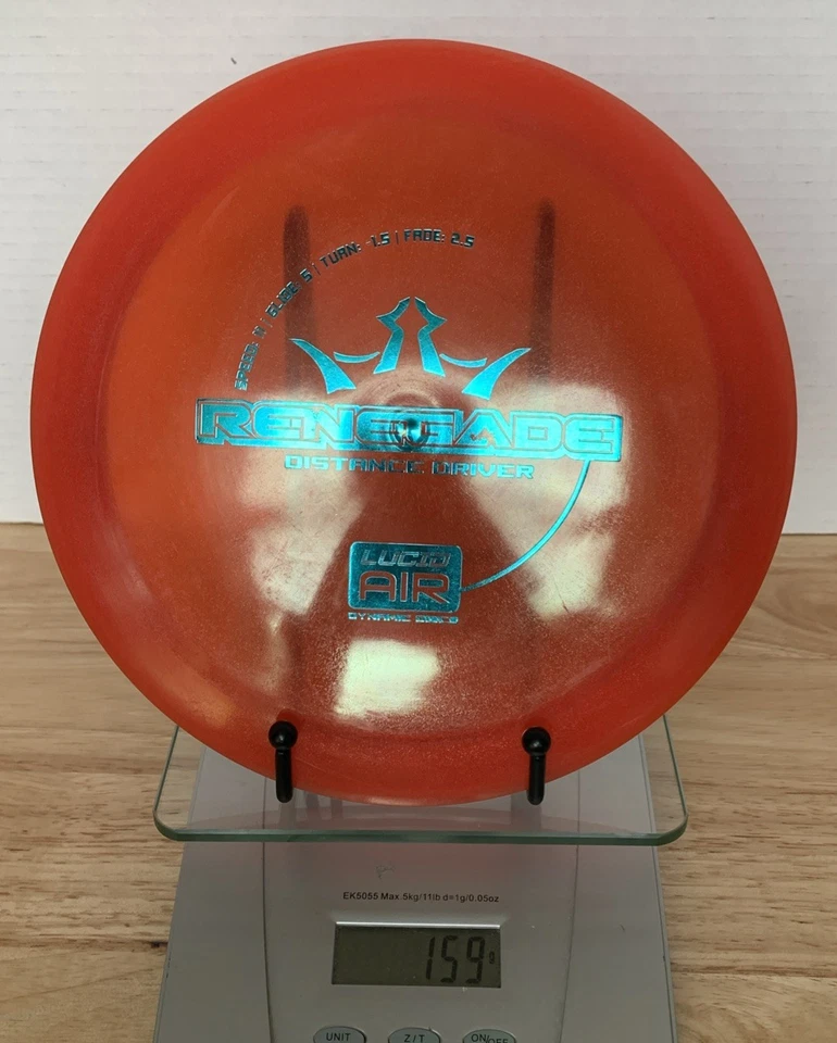 Dynamic Discs Lucid Air Renegade Lightweight Red 159 Grams - Image 3 of 4