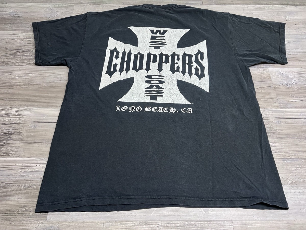 d*i様 XL west coast choppers LONG BEACH C WCC OG LBC LONGSLEEVE - BLACK – West Coast Choppers