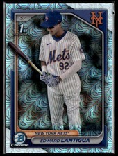 2024 Mega Box Mojo Refractor Edward Lantigua New York Mets #BCP-246