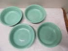 4 NEW Old Stock ~ Fiesta 7" CEREAL BOWLS in Sea Mist Green. Never Used